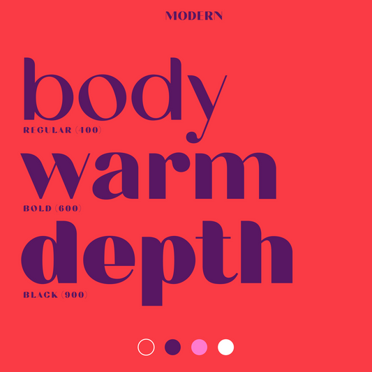 Bauhaus Chez—Rounded serif font, warm & high-contrast