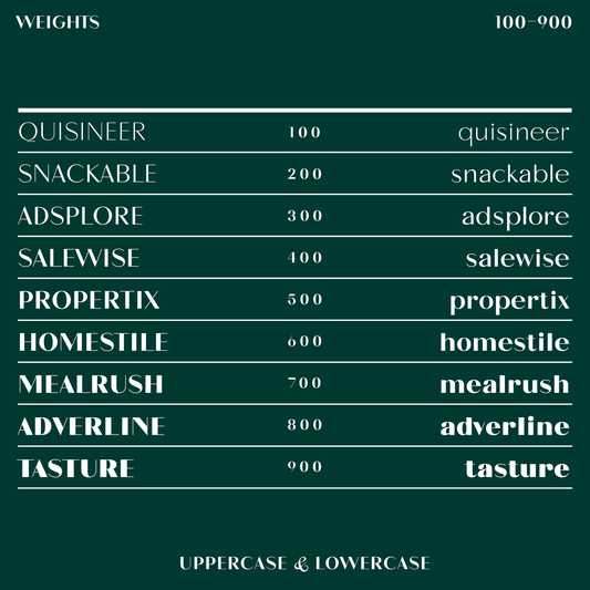 Roma—Sans-serif contrast typeface